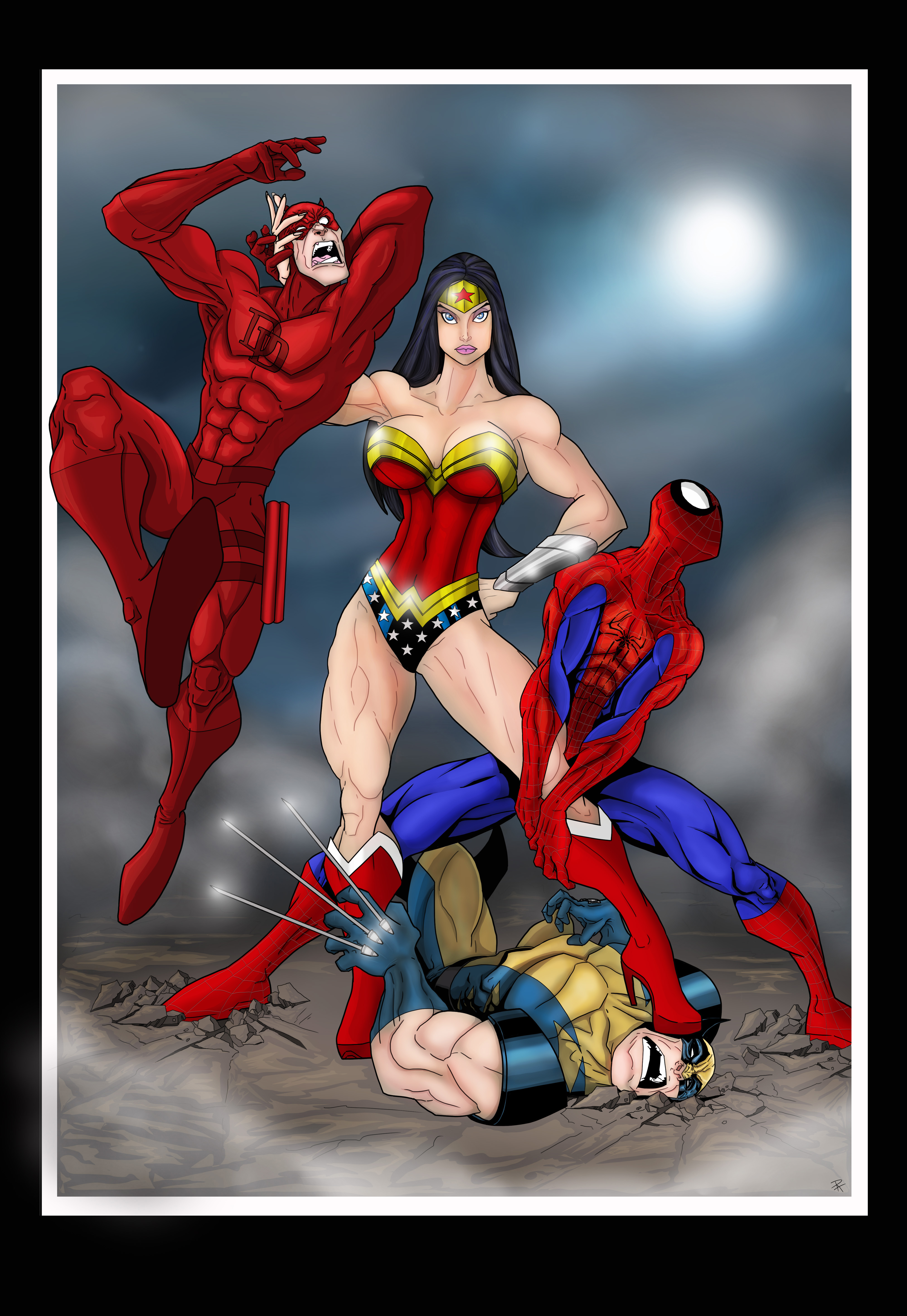Секс Насилие Супергероя
