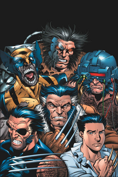 The All-Wolverine Exiles team.