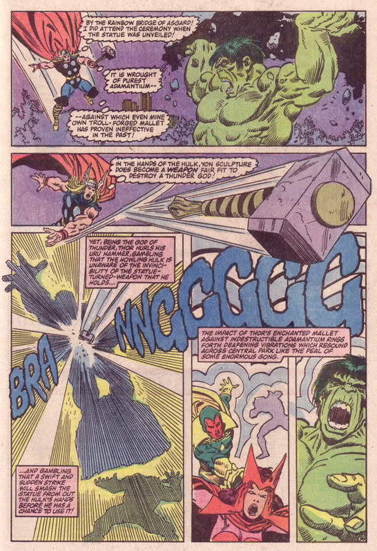 Please show me HOW hulk beat thor in these scans  