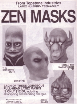 1990's ad for the latex masks