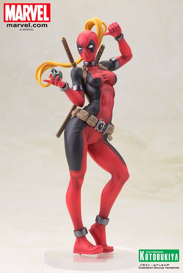 Maglietta Marvel Lady Deadpool - T-Shight Ufficiale Con Stampa Comic - Foto 2