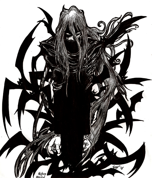 Тату хеллсинг эскизы