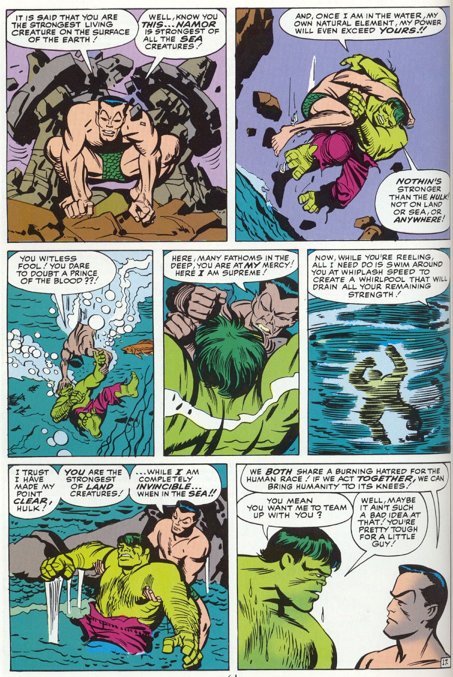 Namor Owning Hulk