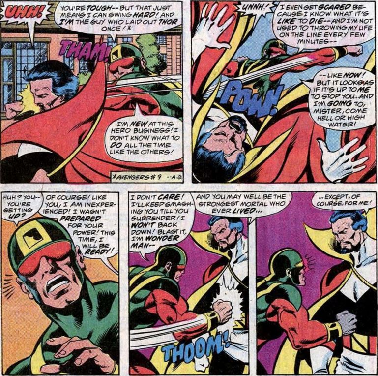 Wonder Man is on par with Thor and Hulk in strength. 