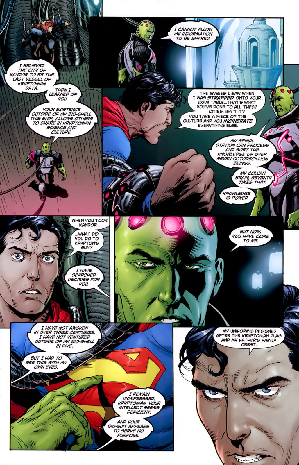 Brainaic's processing power. This was still not sufficiant to defeat Lex however. It should be noted Brainiac out-prepped 2 other Brainiac's (a 12th and a 10th level intellect)
