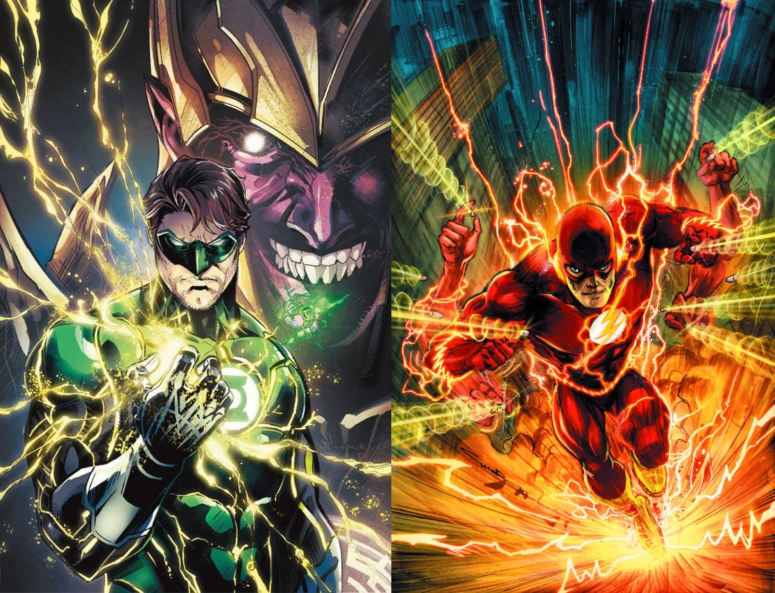 Hal Jordan and Barry Allen 