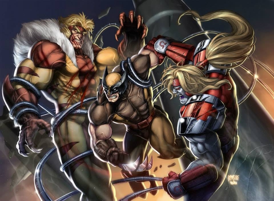 Wolverine Sabretooth Omega Red.