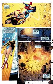Punches Wonderwoman from the sun to the earth... Yet another testimate to the type of damage Despero has tanked