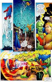 Battles MMH and Aquaman in a Telepathic battle