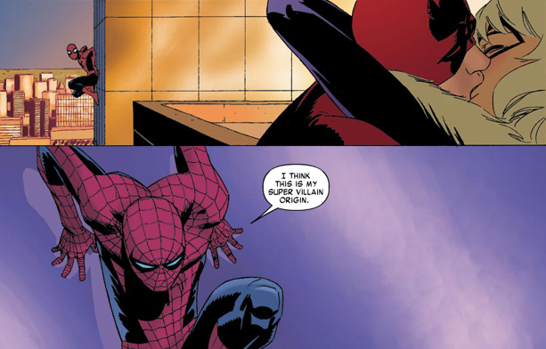 Spider-Man might not like him anymore. Friendship = Over