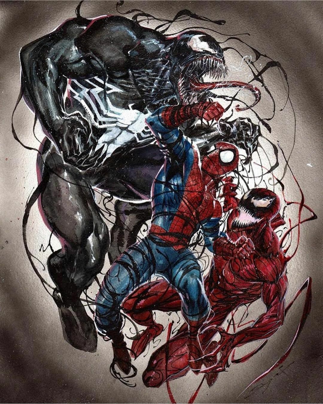 CaV: Spider-Man (spideerfan002) vs Venom and Carnage (SupremeG