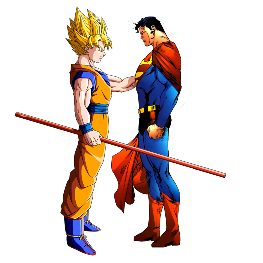 Superman fused with Goku (Gokent)! 