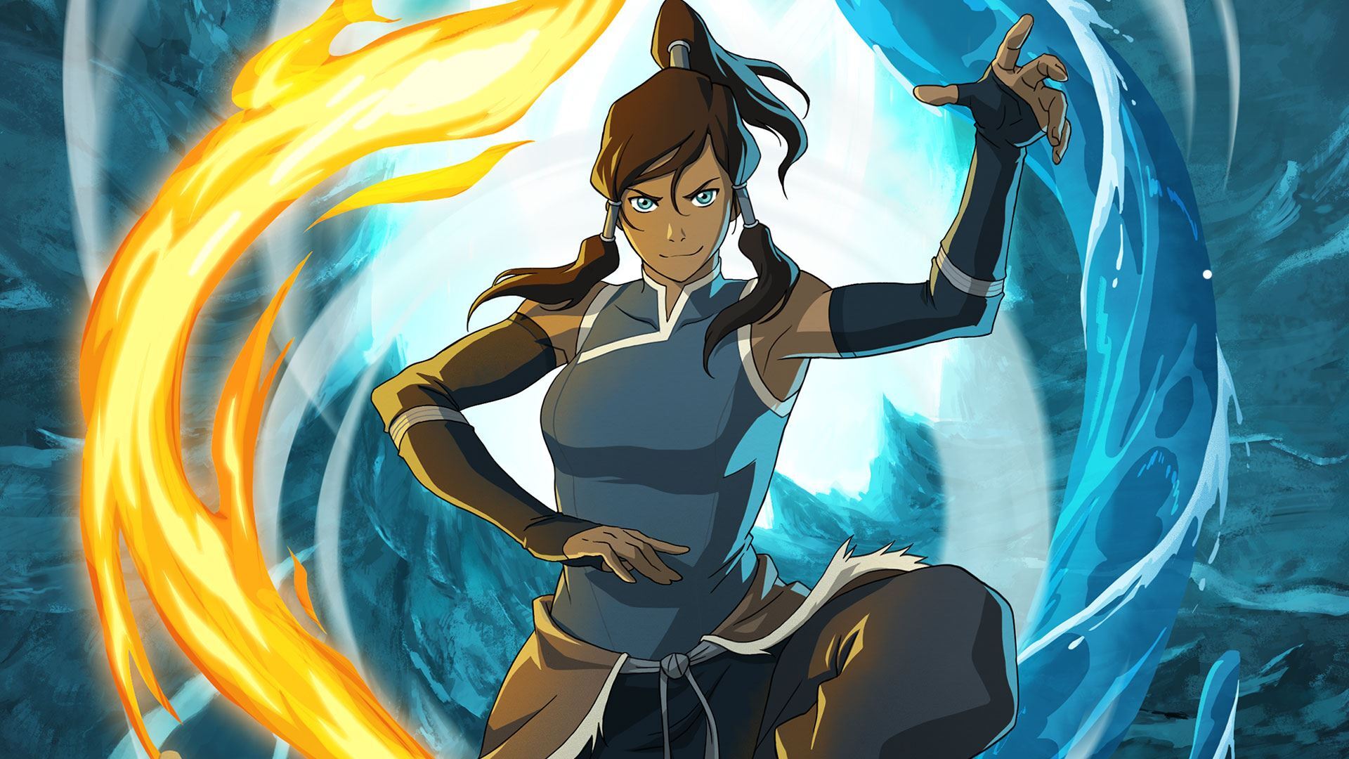 Avatar Korra, represented by Geekryan.