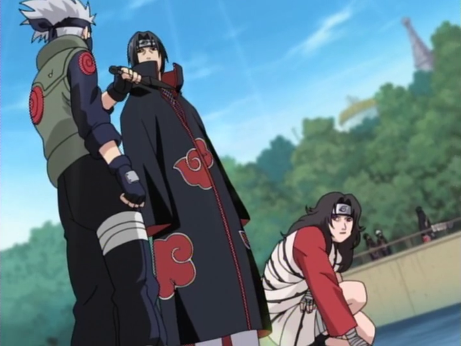 as strong as Itachi Uchiha is. obito was following itachi by hiding behind ...