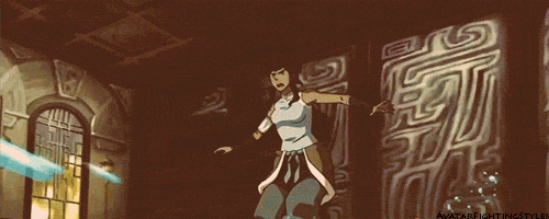 Even S1 Korra could dodge dozens of sharp projectiles coming at her