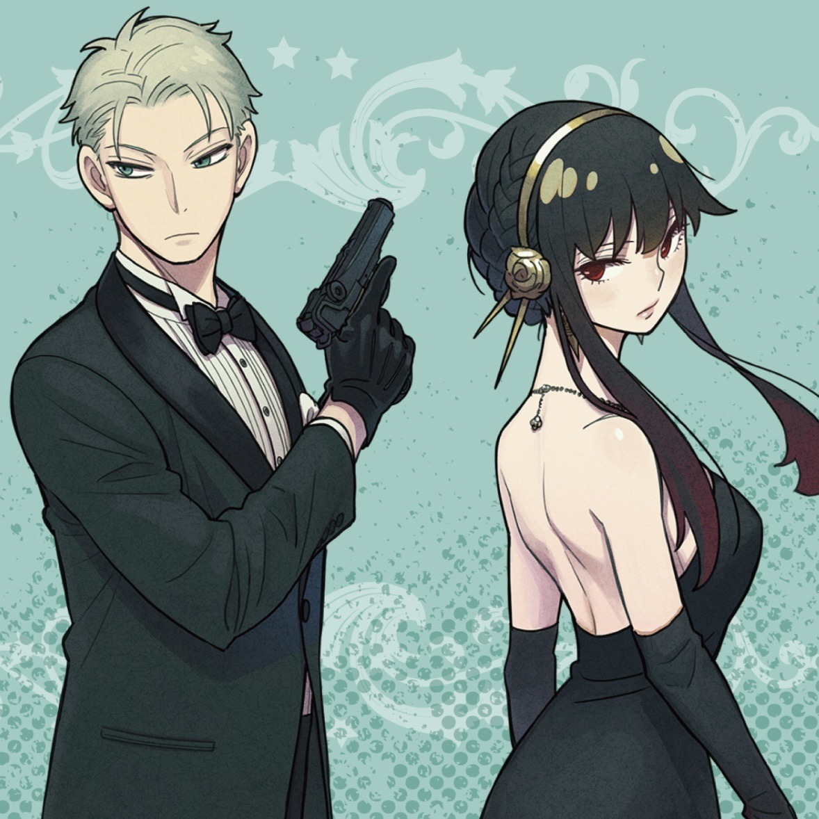 Картинки ани из аниме семья шпионов