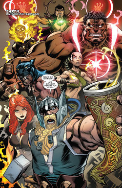 Prehistoric Avengers run the gauntlet - Battles - Comic Vine