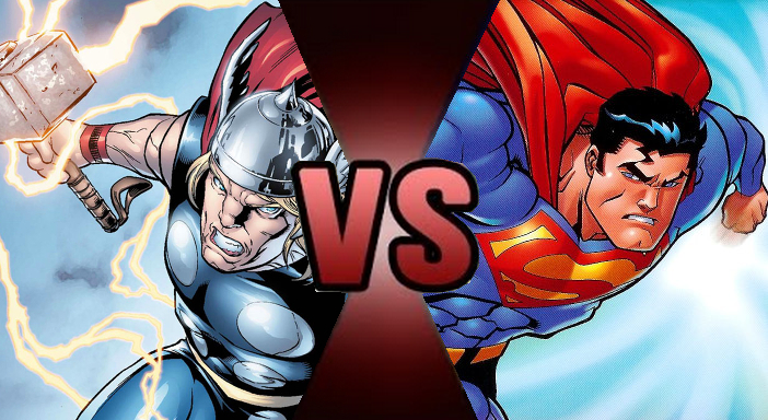 Silver Age Superman vs Thor: Slugfest (75 votes). 