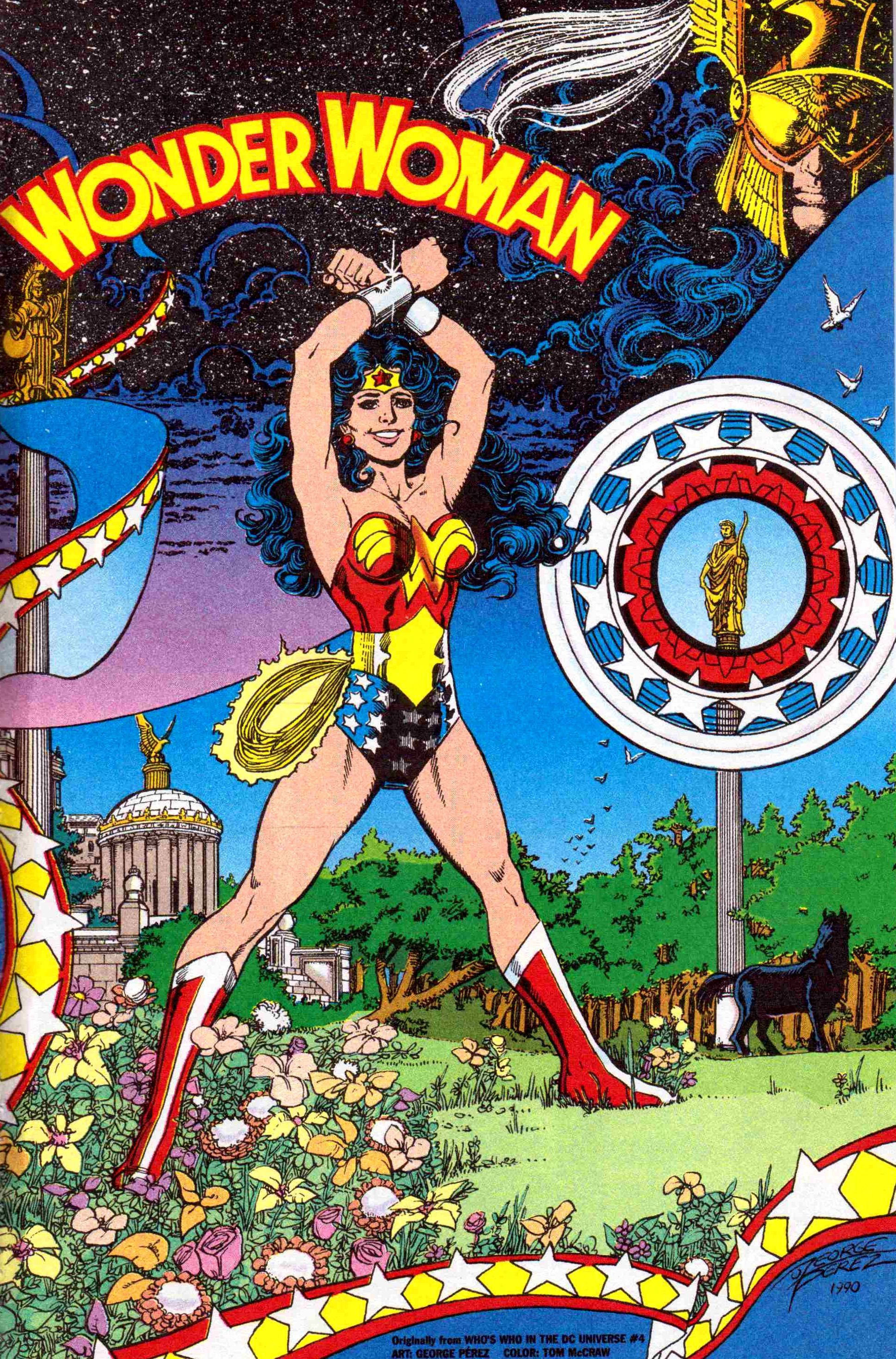 Which comic book artist draws Wonder Woman better: George Pérez or José