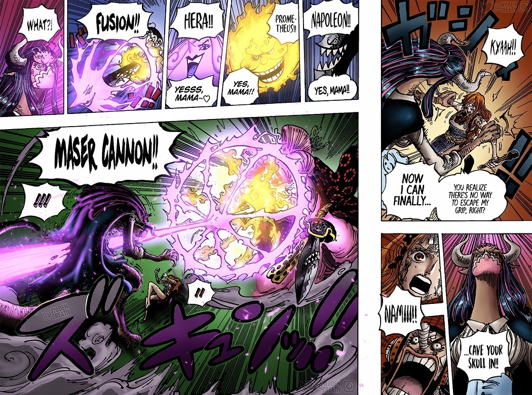 Big Mom S Maser Cannon Runs A Gauntlet Battles Comic Vine