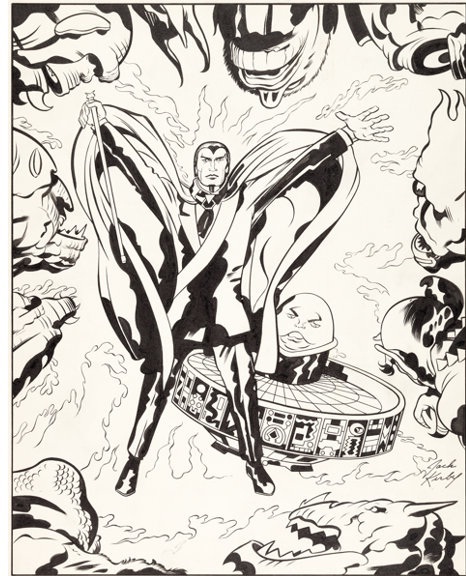 Concept art by Jack Kirby