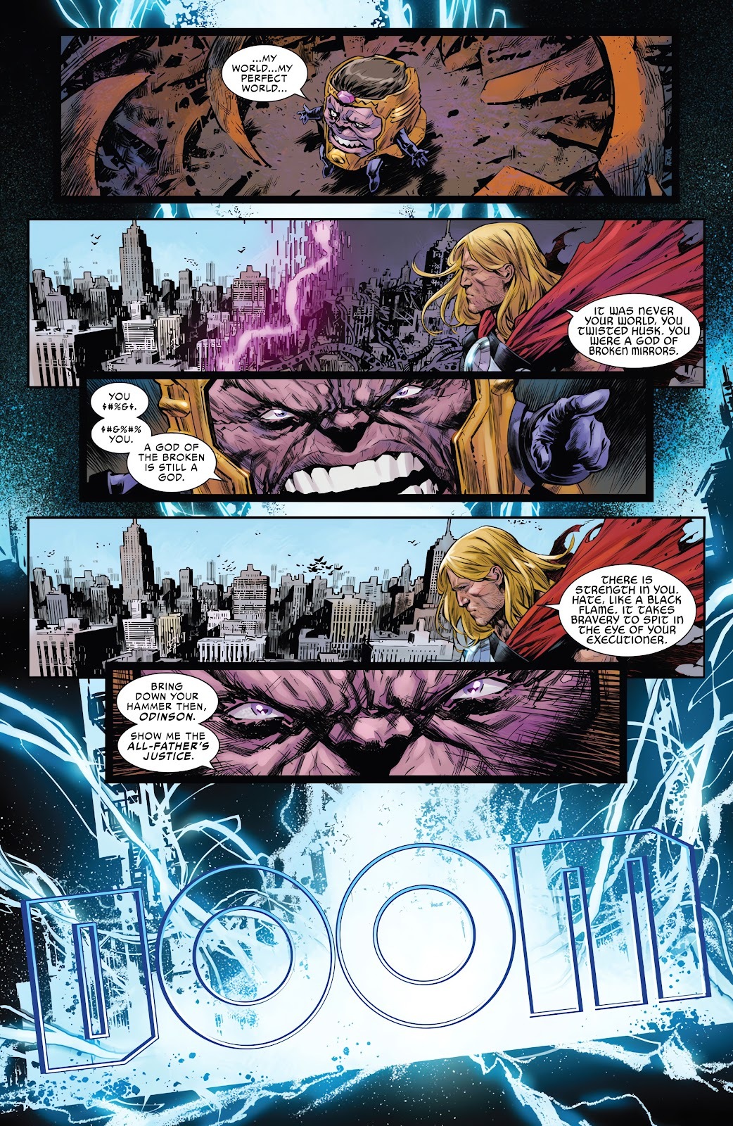 Thor vs. Thanos (Movie Moments) 707 [Damaged: 7.5/10]