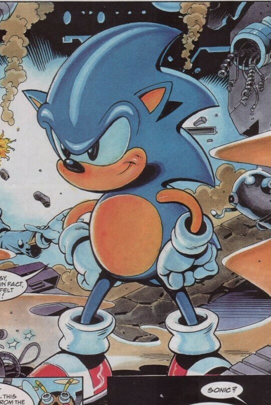 Fleetway Super Sonic in Sonic the Hedgehog Games 