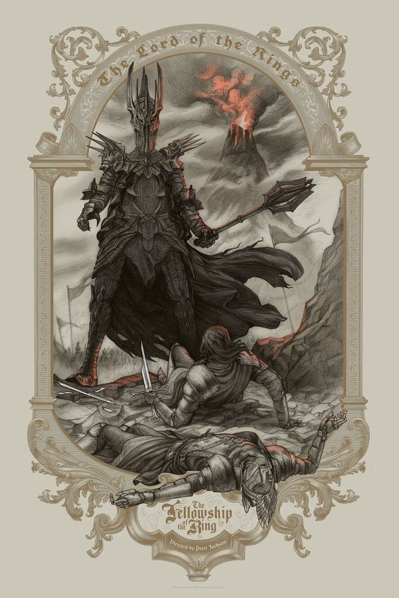 Sauron Tolkien Drawing