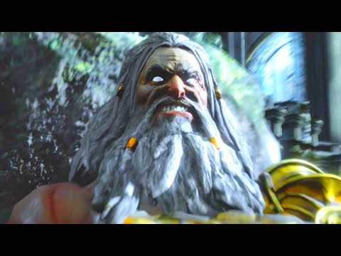 Zeus (god of war 3) vs Odin (God of war ragnarok) - Battles