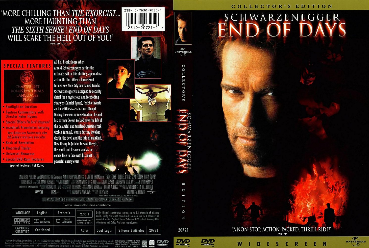Конец света субтитры. Конец света / end of Days (1999). Конец света (DVD).
