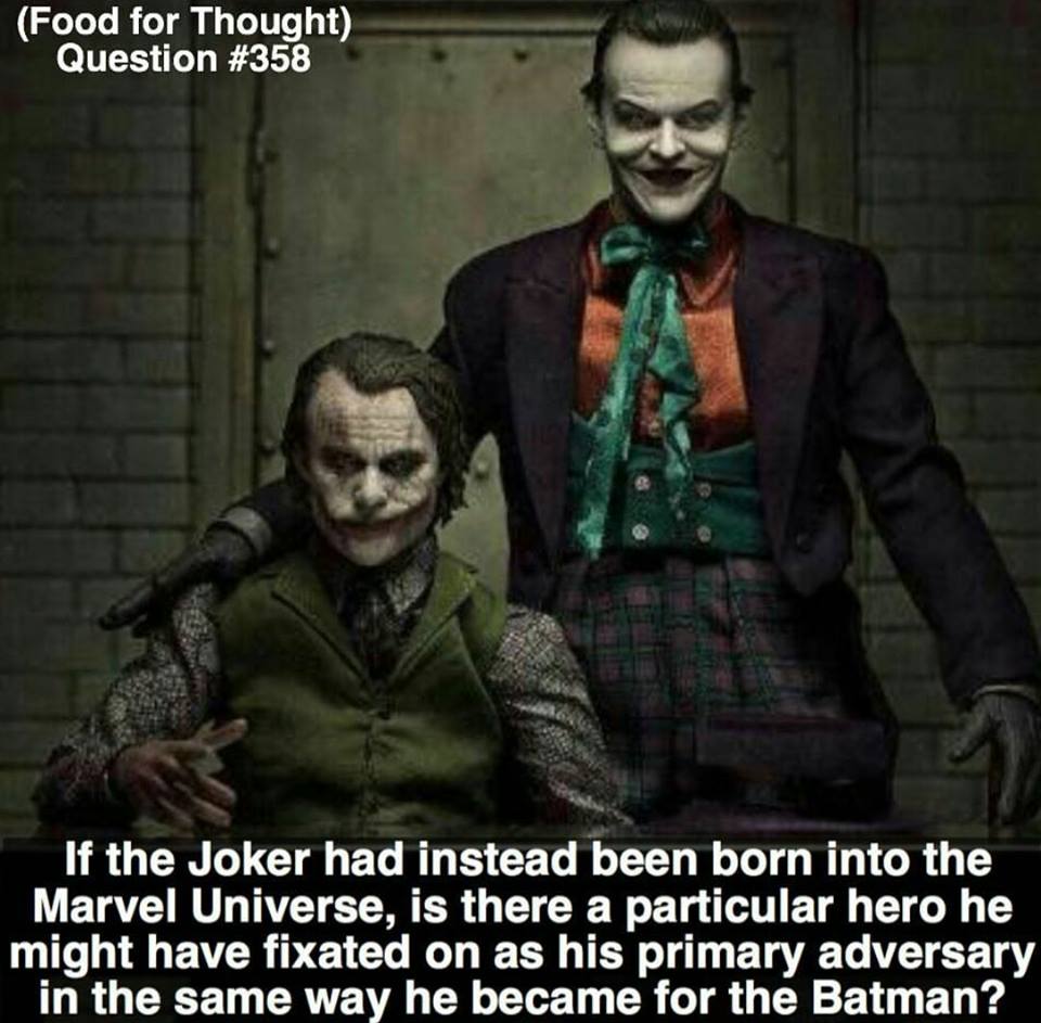 who's archenemy would the Joker be if he was in Marvel? - Gen ...