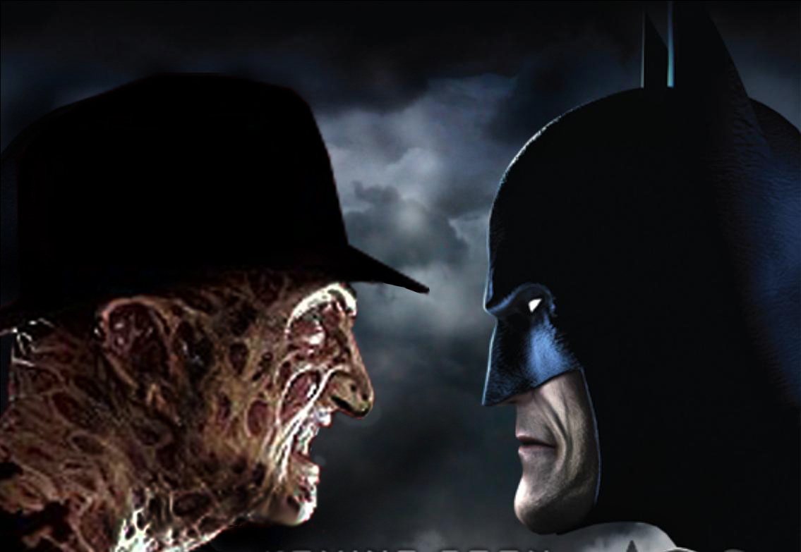 Batman vs Freddy Krueger. 