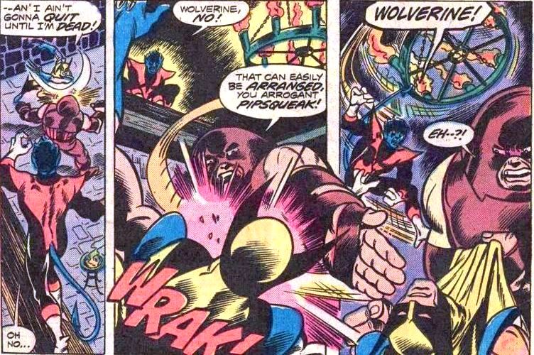 Juggernaut KO's Wolverine