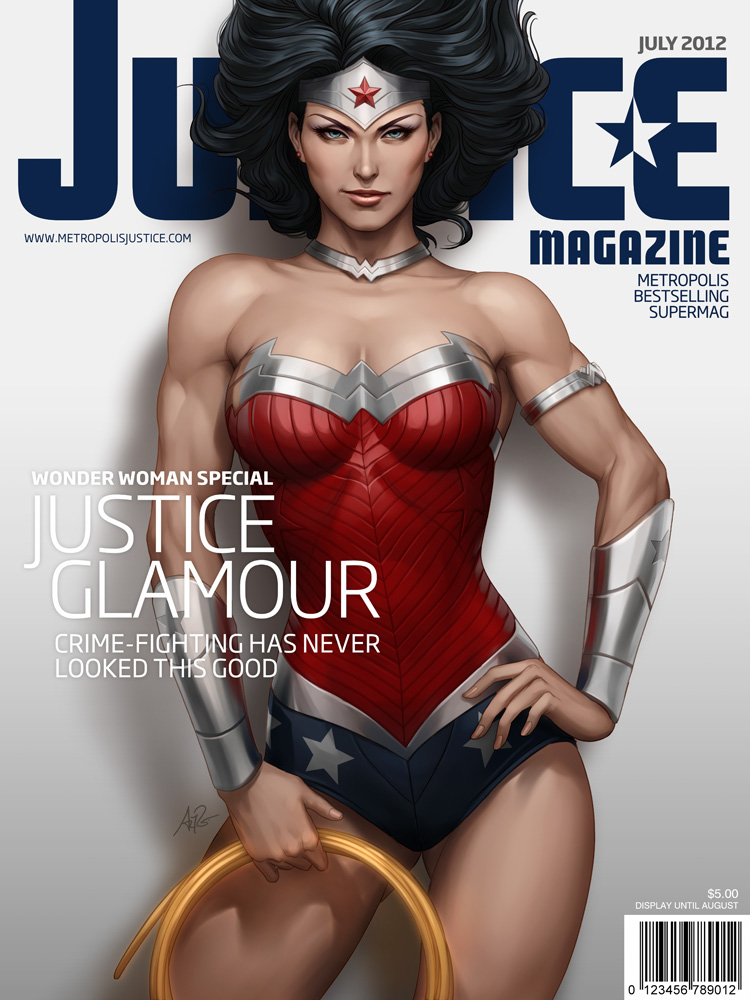 Justice Mag - Wonder Woman by Stanley Lau