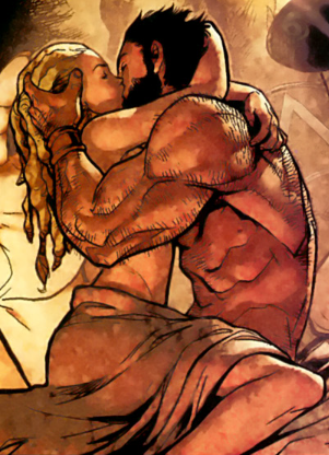 Hercules getting it on with Hippolyta