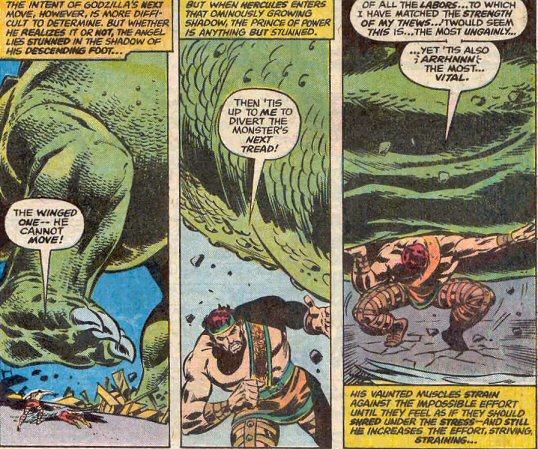 Hercules - Lifting Godzilla, page one.