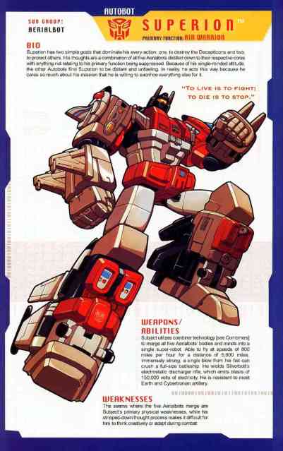  It is an image of a transformer called Superion.