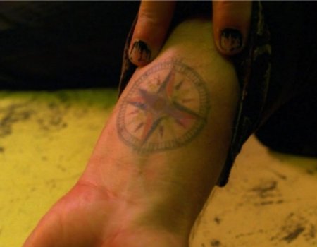  Samuel's compass tattoo