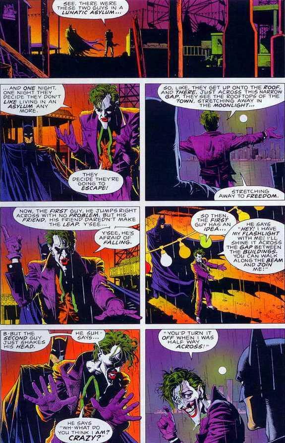does anyone have the scan from killing joke were batman laughs? - The Killing  Joke - Comic Vine
