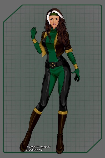 Rogue (black and green suit)
