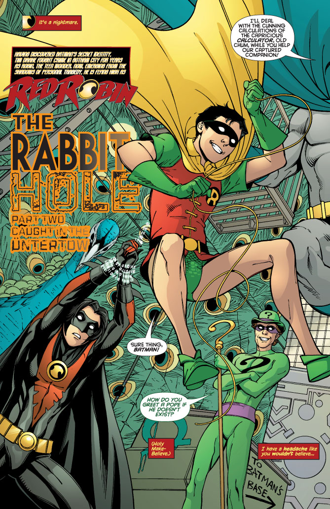Tim Drake's new Red Robin Suit