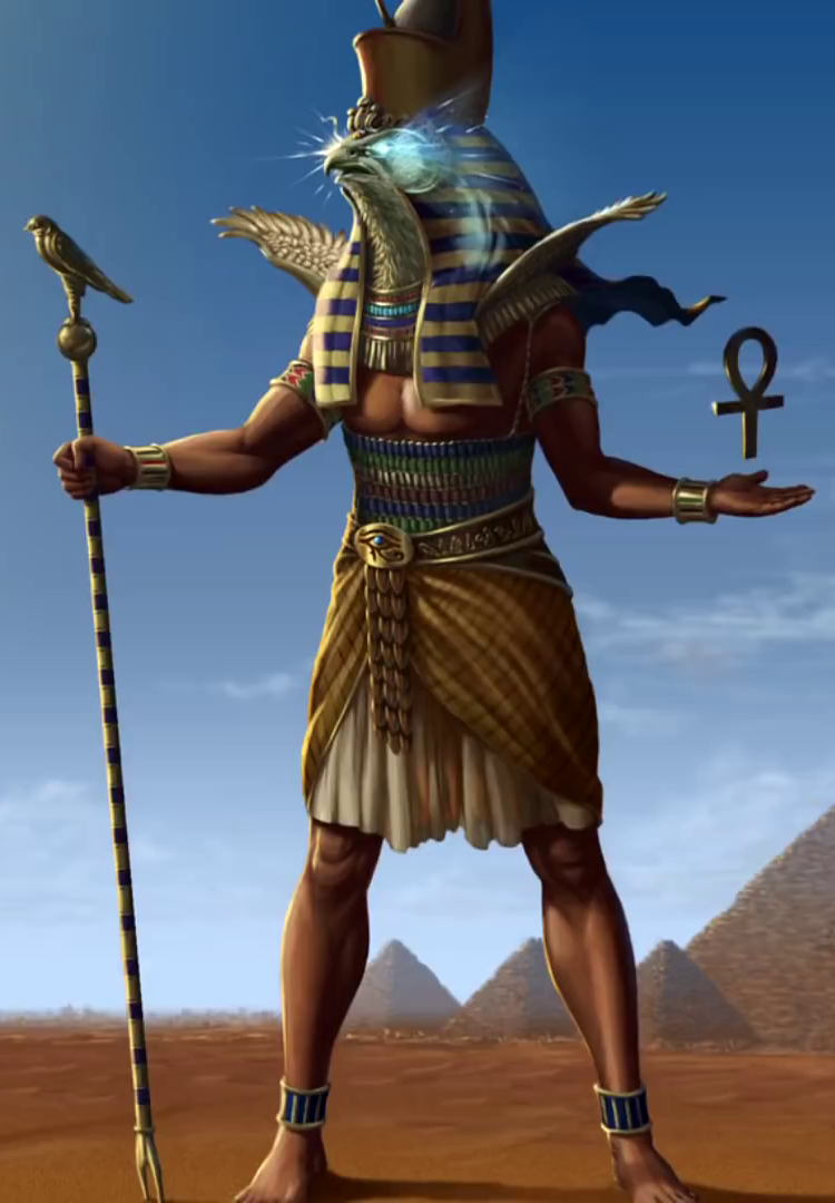 Где поклонялись богу ра. Гор Анубис ра Осирис. Монту Бог Египта. Боги Египта Horus. Horus Египет.