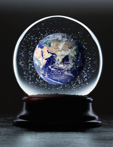 If only I could get it out this snow globe it would be perfect