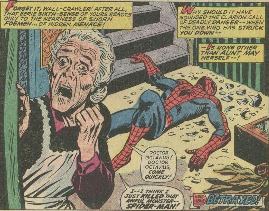  All fear Aunt May! The most powerful 137 year old woman in the world!