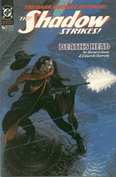 Copertina di The Shadow Strikes