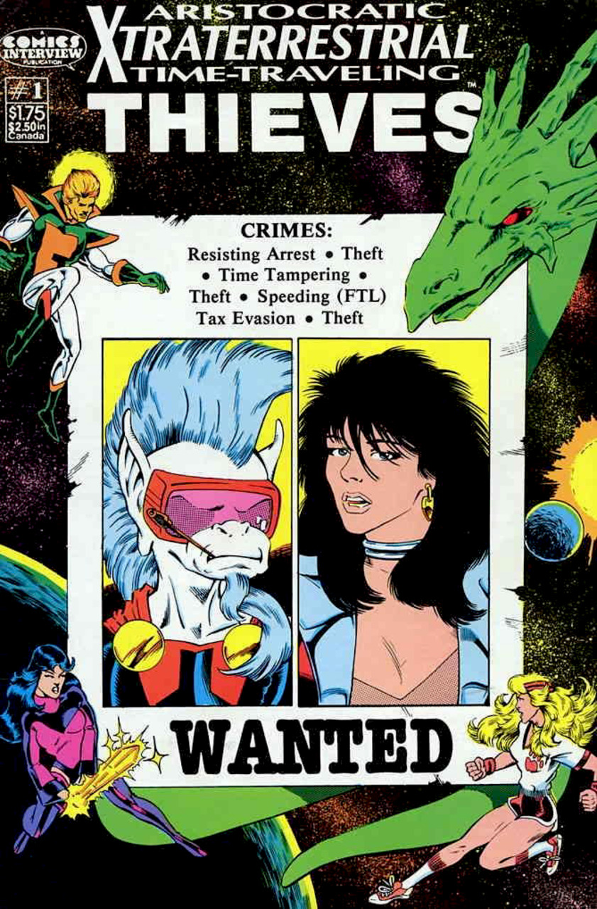 Copertina di Aristocratic X-Traterrestrial Time-Traveling Thieves