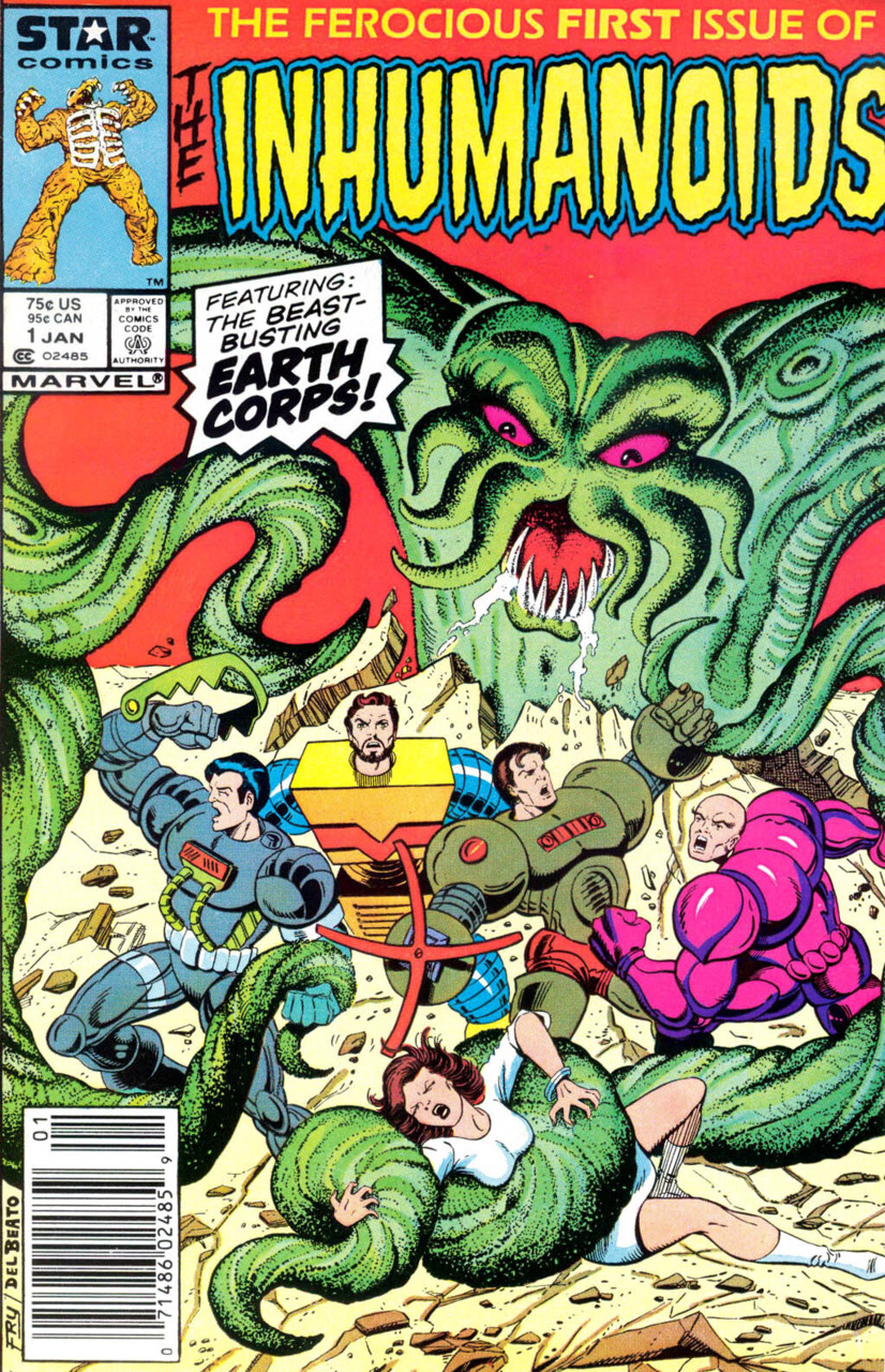 Copertina di The Inhumanoids