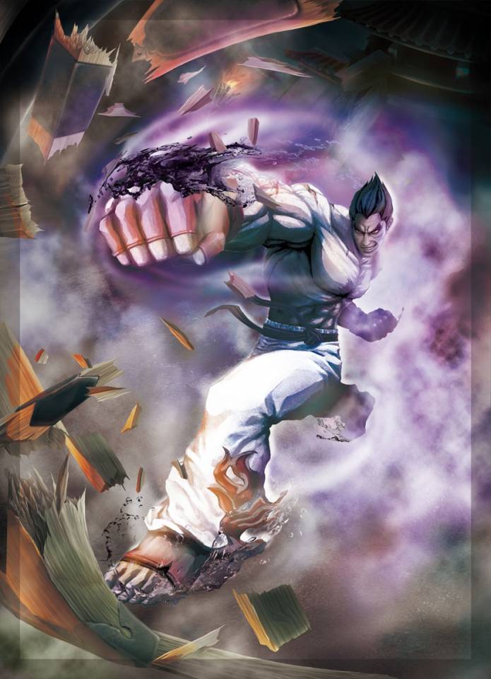 On Thursday, I created a page for Kazuya Mishima on the Heroes
