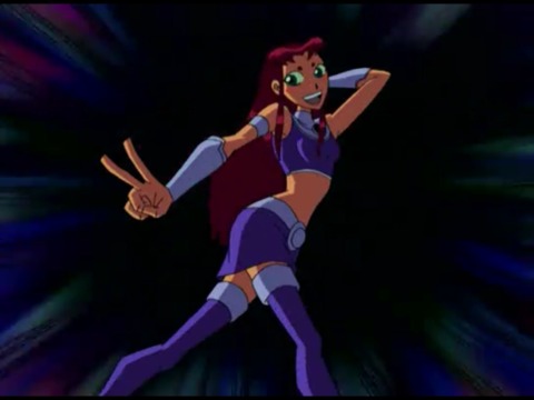 Starfire from her 2000's animated series