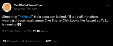 What If Season 2 leak - Gen. Discussion - Comic Vine